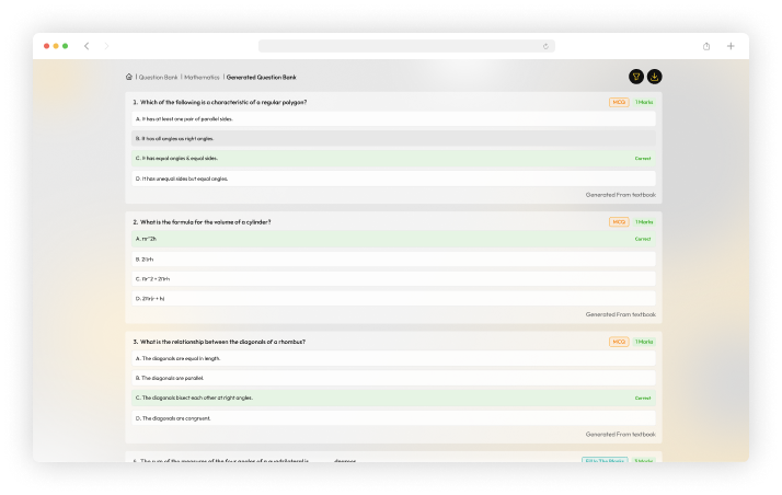 Step 4 question bank screenshot