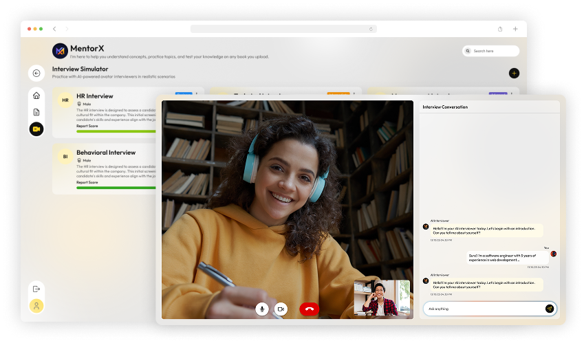 AI mock interview simulator